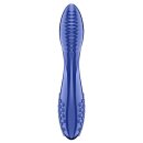 Satisfyer Textured Glass Double Dildo 20 cm