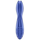 Satisfyer Glas Doppeldildo mit Struktur 20 cm