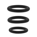 Hidden Desire Set of 3 Stamstart Black Cockrings