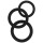 Hidden Desire Set of 3 Stamstart Black Cockrings