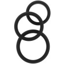 Hidden Desire Set of 3 Black Stamcock Cockrings