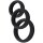 Hidden Desire Set of 3 Black Stamcock Cockrings