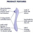 Satisfyer Easy Lover Klitoris-Saugstimulator mit Vibrationsfunktion Wasserdicht