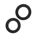 Hidden Desire Double Stackers Silicone C-Rings Set L 2...
