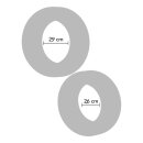 Hidden Desire Double Stackers Penisringe Silikon Set M 2 Stück