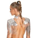 You2Toys Bad Kitty Chain Collar with Spikes Silver