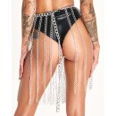 You2Toys Bad Kitty Körperkette Kragen Rock Gürtel Silberfarben