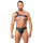 ZADO One-Sided Leather Chest Harness Black XL/2XL