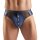 Svenjoyment Wetlook Riostring mit Netz-Einsätzen Dunkelblau M