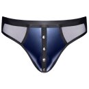 Svenjoyment Wetlook Riostring mit Netz-Einsätzen Dunkelblau L