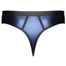 Svenjoyment Wetlook Riostring mit Netz-Einsätzen Dunkelblau L