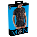 Svenjoyment Shirt in Ausbrenner-Optik Schwarz M