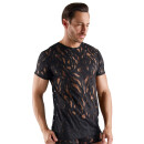 Svenjoyment Shirt in Ausbrenner-Optik Schwarz L
