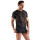 Svenjoyment Shirt in Ausbrenner-Optik Schwarz 2XL