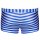 Svenjoyment Streifen-Pants mit Handmanschetten Blau Weiß 2XL