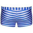Svenjoyment Streifen-Pants mit Handmanschetten Blau Weiß 3XL