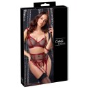Cottelli Collection Bondage Suspender Set with Wrist...