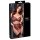 Cottelli Collection Bondage Suspender Set with Wrist Cuffs S Dark Red/Black 4-Piece