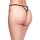 Cottelli Collection Ouvert Jewelry Thong with Rhinestone Flowers S-L Black