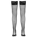 Cottelli Collection Hold-Up Fishnet Stockings Black M
