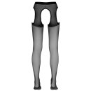 Cottelli Collection Open Style Suspender Tights 20 DEN Black S/M