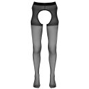 Cottelli Collection Open Style Suspender Tights 20 DEN Black L/XL