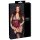 Cottelli Collection Bondage Suspender Body with Wrist Cuffs M Black