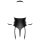 Cottelli Collection Bondage Suspender Body with Wrist Cuffs M Black