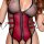 Cottelli Collection Bondage Suspender Body with Wrist Cuffs M Black