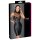 Cottelli Collection Mattlook Kleid mit Netz-Einsätzen Schwarz M