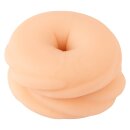 Gina Glitter 4 Function Toy Cock Ring and Masturbator Transparent 7 cm