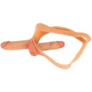 You2Toys Strap-on-String mit Doppel-Dildo Natur