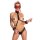 You2Toys Bad Kitty Neck to Wrist Bondage Set Black Red