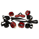 You2Toys Bed Bondage Set Black Red