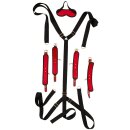 You2Toys Bed Bondage Set Black Red