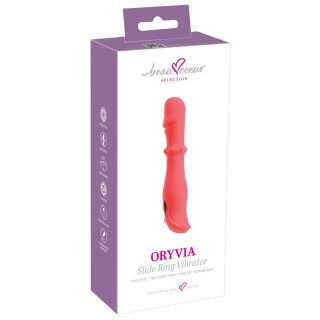 beau cœur ORYVIA Slide Ring Vibrator mit Rotation und Kugelmassage