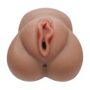Xkin Raw Velvet Vice Large Masturbator Brown
