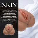Xkin Raw Velvet Vice Large Masturbator Brown