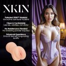 Xkin Secret Affairs Soft and Sweet Delilah Large Masturbator Beige