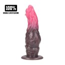 Shots Ouch Hellspawn Silicone Dildo Red/Black 20 cm