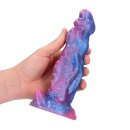 Shots Ouch Galactic Night Fiend Silicone Dildo Purple 18 cm