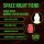 Shots Ouch Space Night Fiend Dildo Silikon Rot/Weiß 18 cm