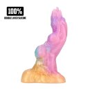 Shots Ouch Rainbow Invader Silicone Dildo Rainbow 19 cm