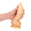 Shots Ouch Golden Alien Invader Silicone Dildo Golden 22 cm