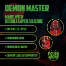 Shots Ouch Demon Master Silicone Dildo Red/Black 18 cm
