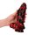 Shots Ouch Demon Master Silicone Dildo Red/Black 18 cm