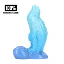 Shots Ouch Aquatic Ravager Silicone Dildo Blue 17 cm