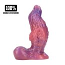 Shots Ouch Galactic Ravager Silicone Dildo Purple 17 cm