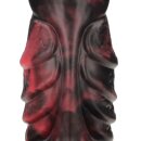 Shots Ouch Infernal Demon Dildo Silikon Rot/Schwarz 21,5 cm