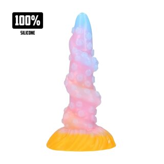 Shots Ouch Rainbow Kraken Analplug Silikon Regenbogen 4,6 cm